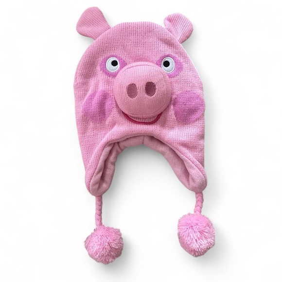 Peppa Pig Pink Plush Hat with Ears - Picture 1 of 7